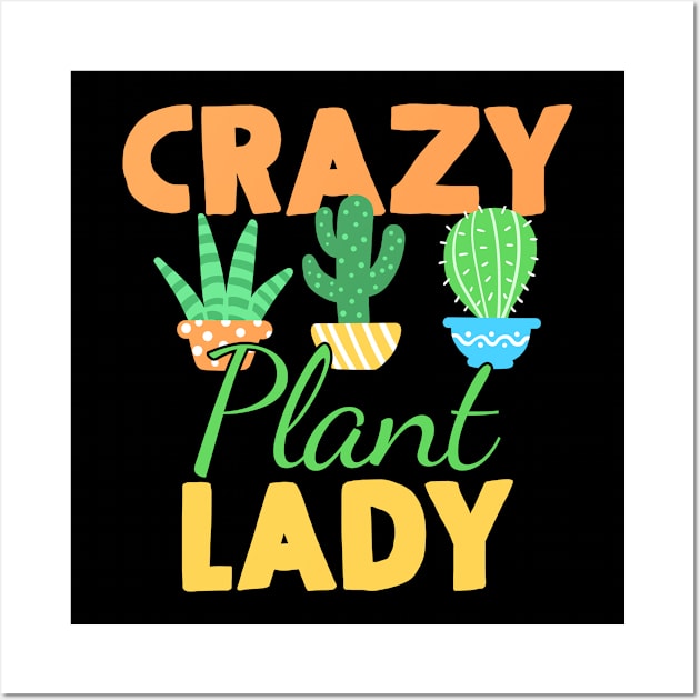 Plants Plant Lady Gardener Wall Art by CreativeGiftShop